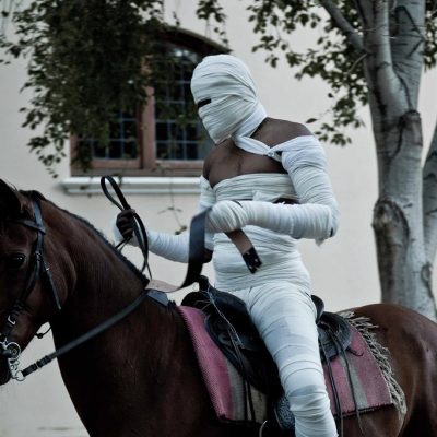 “Voices”, Spier Contemporary, 2010 performance art by Maurice Mbikayi