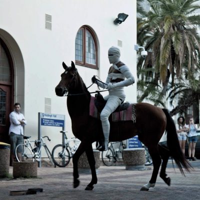 “Voices”, Spier Contemporary, 2010 performance art by Maurice Mbikayi