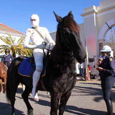 “Voices”, Spier Contemporary, 2010 performance art by Maurice Mbikayi